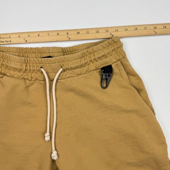 Young LA Mens Tan Sweat Shorts Size L Edition 2014 Training 8" - Picture 4 of 11